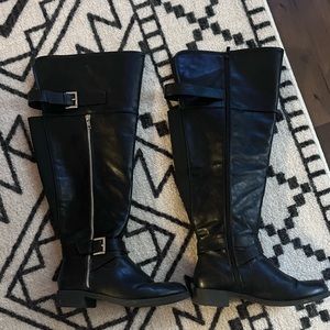 Torrid Over The Knew Faux Leather Boots